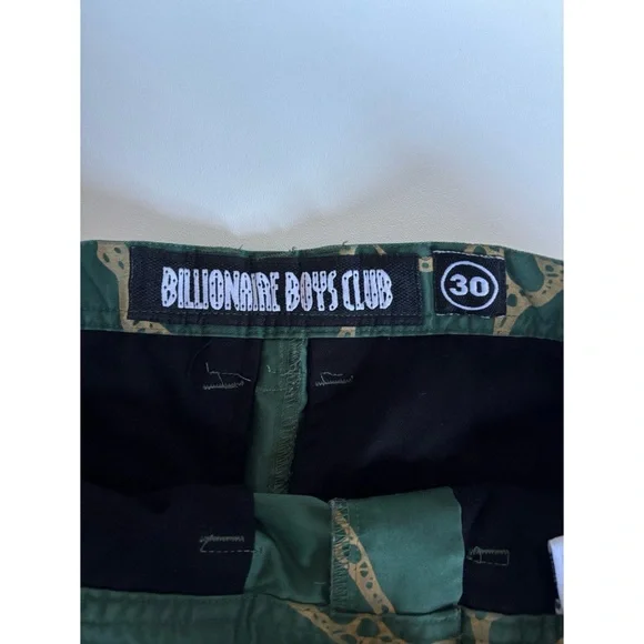 Billionaire Boys Club Expedition Pine-needle Green Cargo Pants Size 30X30
